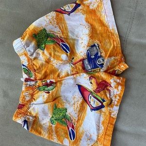 Adorable kids swim trunks. 4T made in Hawaii.